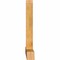 Ekena Millwork Portland Rough Sawn Timber Gable Bracket, Western Red Cedar, 108"W x 49"H x 6"D x 6"F, 11/12 Pitch GBW108X49X0606POR00RWR - alternate 4